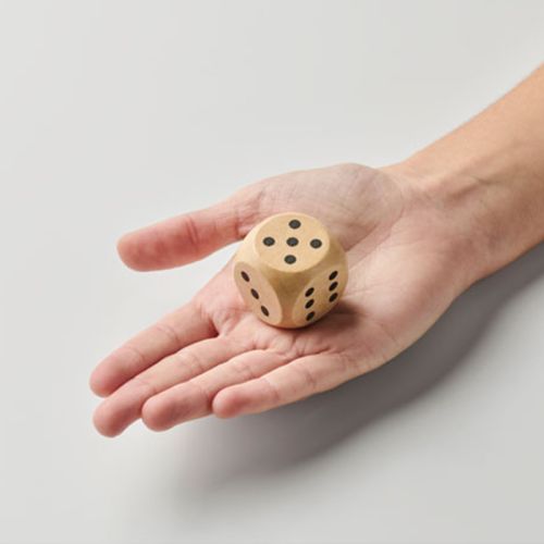 Houten dobbelsteen - Afbeelding 2
